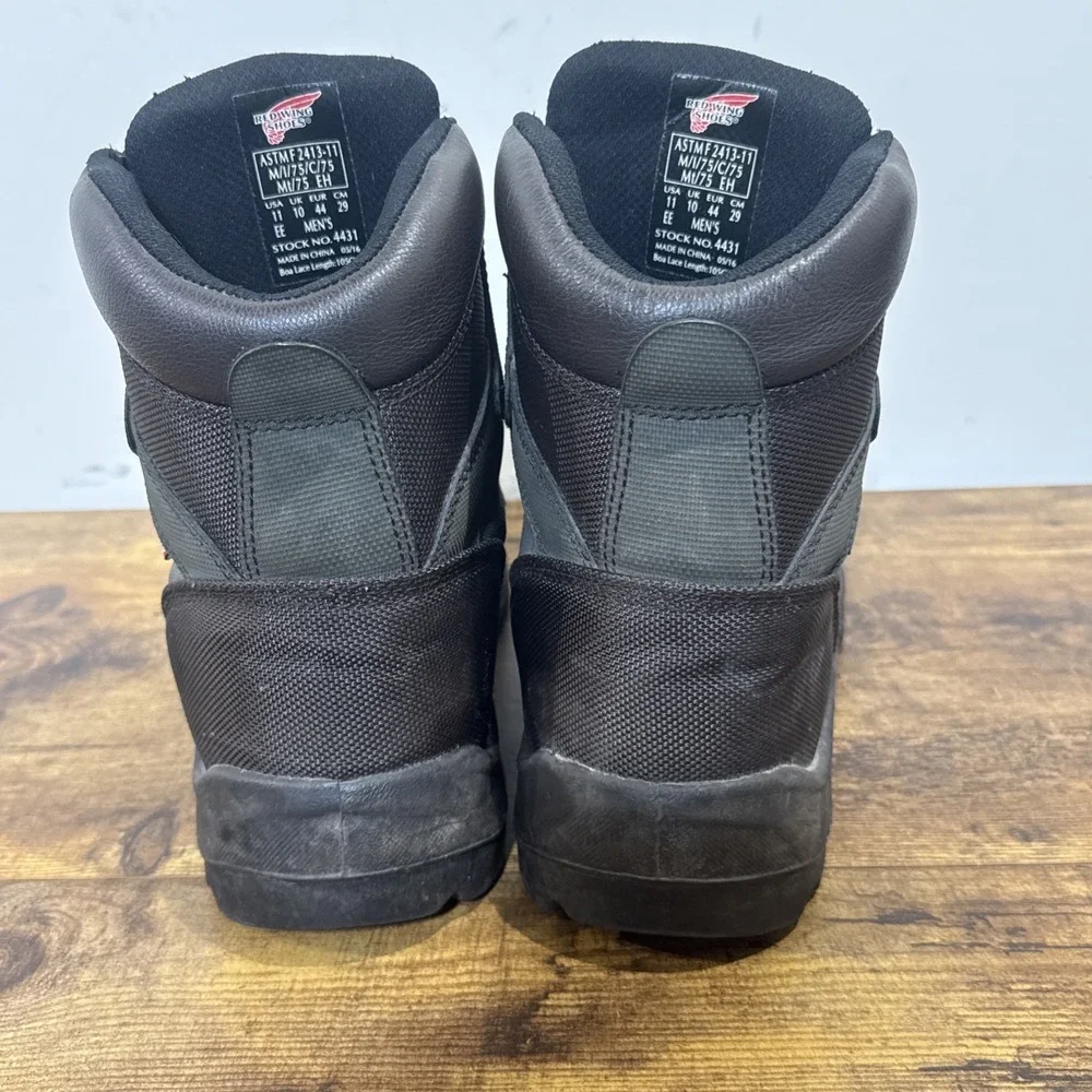 Red Wing Metguard BOA 4431 Work Boots Waterproof Steel Toe Gray Mens Size 11